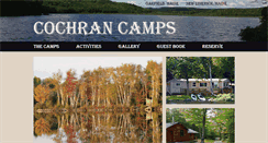 Desktop Screenshot of cochrancamps.com